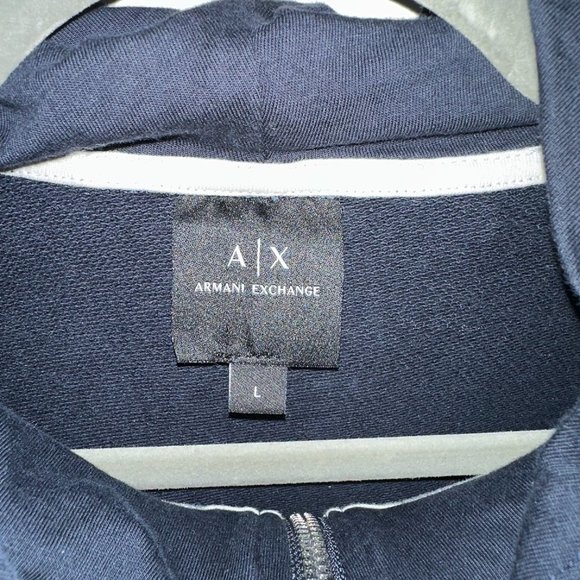 Armani Exchange Blue Arctic Camo Zip-up Size L - Picture 3 of 3